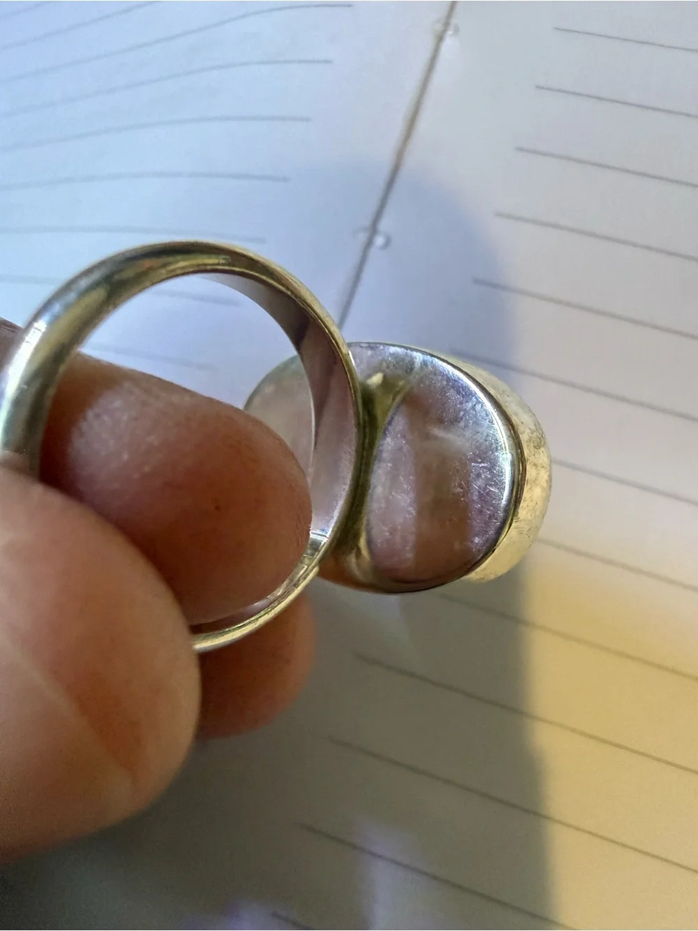 Labradorite sterling silver artisan ring